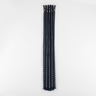 Молния металлическая, №3, неразъёмная, замок автомат, 60 см, тёмно-синяя - Фото 4