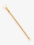 Молния металлическая, №3, неразъёмная, замок автомат, 30 см, бежевая - Фото 2