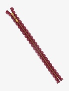 Молния металлическая, №3, неразъёмная, замок автомат, 30 см, бордовая - Фото 2