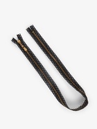 Молния металлическая, №3, неразъёмная, замок автомат, 60 см, декоративная, чёрная - Фото 2