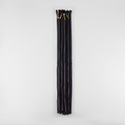 Молния металлическая, №3, неразъёмная, замок автомат, 60 см, тёмно-синяя - Фото 4