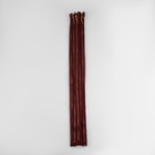 Молния металлическая, №3, неразъёмная, замок автомат, 60 см, бордовая - Фото 4