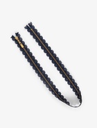 Молния металлическая, №3, неразъёмная, замок автомат, 60 см, декоративная, тёмно-синяя - Фото 2