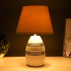 УЦЕНКА Настольная лампа Тенди Е14 40Вт бело-хромовый 25х25х37 см RISALUX - Фото 3