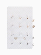 Брошь «Цветок» с двумя листьями, МИКС (комплект 12 шт) - фото 50201854