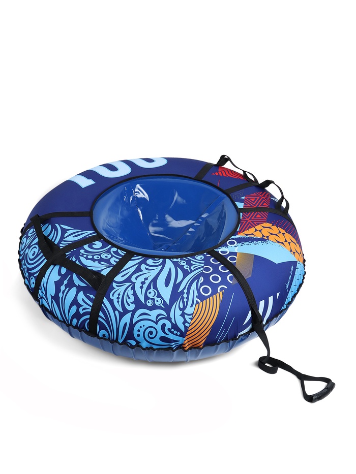 Тюбинг-ватрушка Winter Star «Абстракция», диаметр чехла 120 см - Фото 1