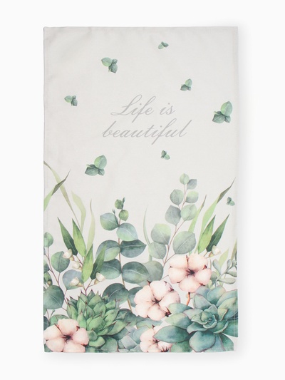 Кухонный набор «Этель» Eucalyptus: полотенце 40×73 см, саржа 190 г/м², формочки для печенья