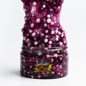 Слайм «Стекло», WOW с шариками, фиолетовый, 150 г
