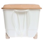 Ящик для хранения игрушек «Воздушные шары» на колёсах, 45 л, 58×39×33.5 см, тёмно - бежевый - Фото 3