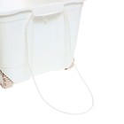 Ящик для хранения игрушек «Воздушные шары» на колёсах, 45 л, 58×39×33.5 см, тёмно - бежевый - Фото 5