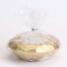 Свеча "Полноторие" в подсвечнике с гранями из гипса большой, 10,5х3см,золото - фото 23517001