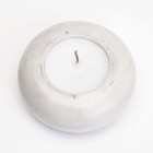 Свеча "Полноторие. Мрамор" в подсвечнике из гипса большой, 11х5 см,мрамор с чёрными полоска - Фото 3