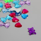 Декоративные Стразы Ассорти 2 1,2х1,2 см: 1,2х1,6 см; 1,8х1,4 см набор 8 гр - фото 23417828