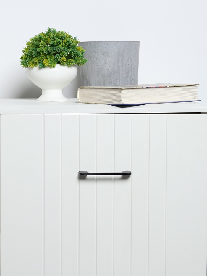 Ручка-скоба CAPPIO RSC023, алюминий, м/о 96 мм, цвет черный - Фото 1