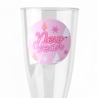 Новогодний набор пластиковых бокалов под шампанское Happy New Year,150 мл, на новый год - фото 4493605