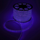 Светодиодная лента 220В, SMD5050, 100 м, IP65, 60 LED, 14.4 Вт/м,16-18 Лм/1 LED, AC, СИНИЙ - Фото 1