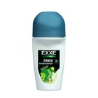 Дезодорант мужской роликовый EXXE POWER, 50 мл - фото 320759280