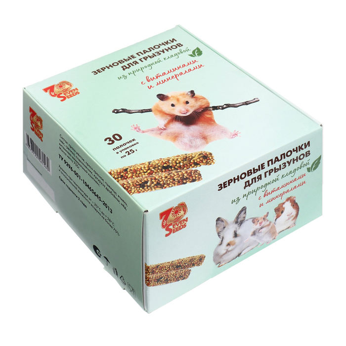 Набор палочки "SHOW BOX"  для грызунов  витаминами и минералами, коробка 30 шт, 720г