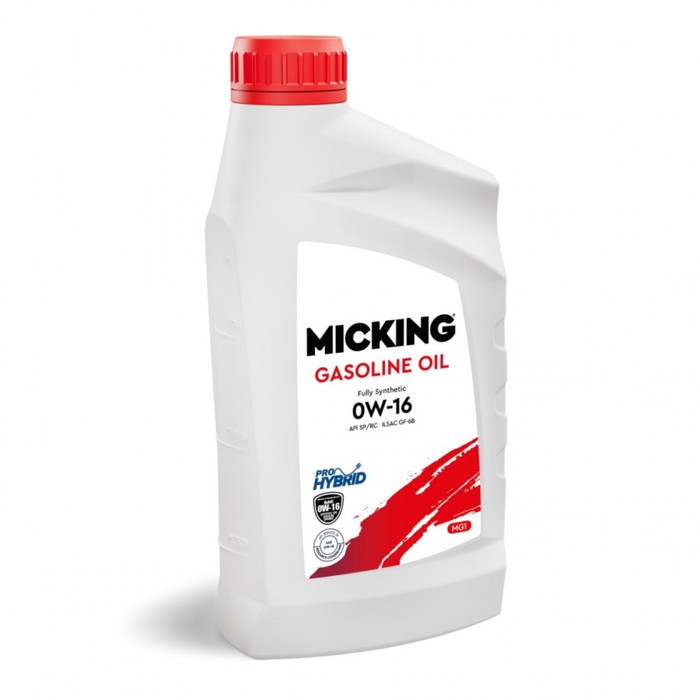 Масло моторное Micking Gasoline Oil MG1, 0W-16 API SP/RC, синтетическое, 1 л - Фото 1