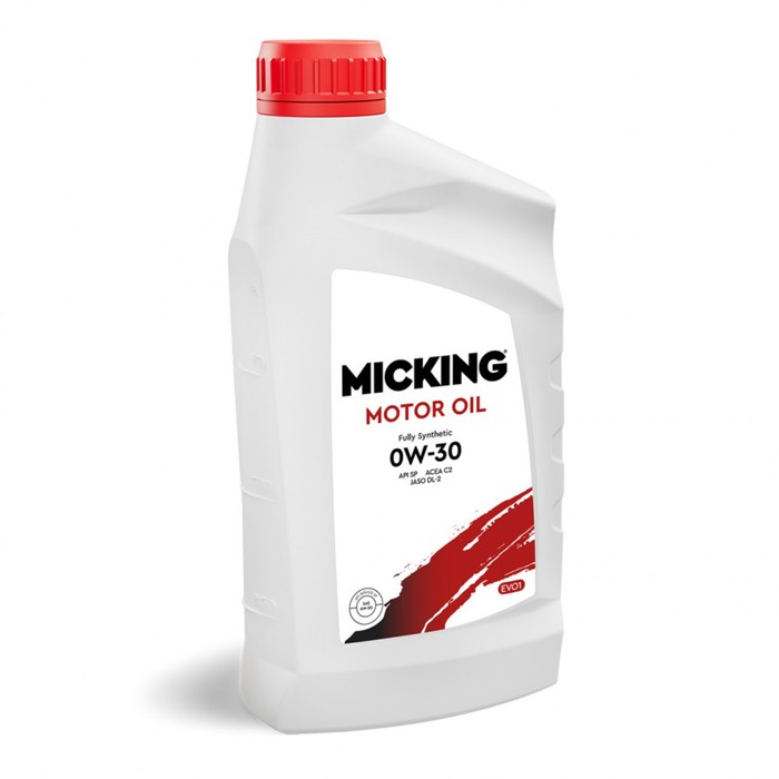 Масло моторное Micking Motor Oil EVO1, 0W-30 API SP ACEA C2, синтетическое, 1 л - Фото 1