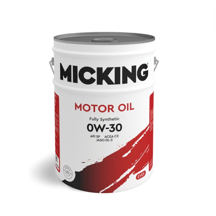 Масло моторное Micking Motor Oil EVO1, 0W-30 API SP ACEA C2 , синтетическое, 20 л - Фото 1