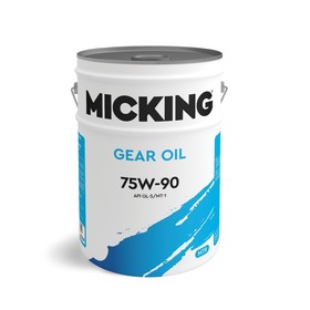 Масло трансмиссионное Micking Gear Oil, 75W-90 GL-5/MT-1, всесезонное полусинтетическое, 20 л   1023