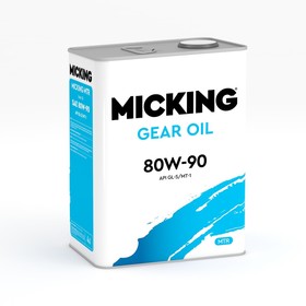 Масло трансмиссионное Micking Gear Oil, 80W-90 GL-5/MT-1, всесезонное полусинтетическое, 4 л   10235