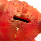 Копилка "Дракон Ушастик" 26х20см, красный с золотом - фото 24131332