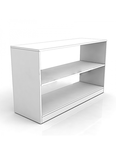 Прилавок торговый открытый, 120×42×70 см, ЛДСП, белый