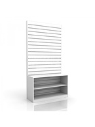 Прилавок торговый открытый, 120×42×70 см, ЛДСП, белый - Фото 2