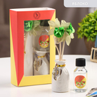 Набор подарочный с диффузором «Ваза с цветком», аромат яблоко, «Богатство Аромата» - Фото 5