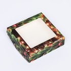 Коробка складная с окном "Огни", 15 х 15 х 4 см - Фото 3