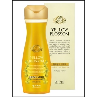 Шампунь Daeng Gi Meo Ri Yellow Blossom, с рапсовым маслом, против выпадения волос, 400 мл