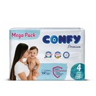 Подгузники CONFY Premium 7-14 кг (размер 4) 120 шт Мега Бокс 10137591 - фото 11733111