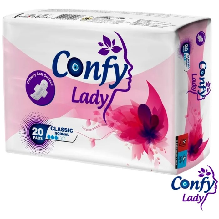 Прокладки Confy Lady, Classic normal, 20 шт - Фото 1