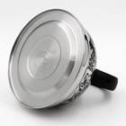 УЦЕНКА Чайник со свистком из нержавеющей стали Доляна «Расцвет», 2,8 л, фиксированная ручка, с индикатором нагрева - Фото 5