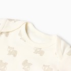 Боди детское, цвет бежевый, рост 56 см - Фото 2