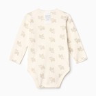 Боди детское, цвет бежевый, рост 74 см - Фото 5