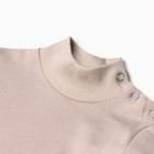 Боди детское, с длинным рукавом, цвет капучино, рост 74 см - фото 24998290