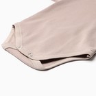 Боди детское, с длинным рукавом, цвет капучино, рост 80 см - фото 24998297