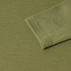 Боди детское, с длинным рукавом, цвет хаки, рост 74 см - фото 24998311