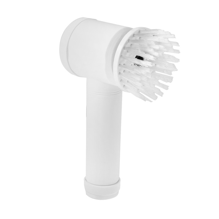 Электрическая щетка для уборки LESH-01, 3 насадки, АКБ, белая - Фото 1