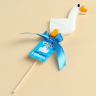 Леденец в форме гуся «Это гусь - я напьюсь», вкус: груша, БЕЗ САХАРА, 25 г - Фото 2