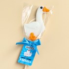 Леденец в форме гуся «Это гусь - я напьюсь», вкус: груша, БЕЗ САХАРА, 25 г - Фото 4