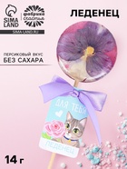 Леденец на палочке «Для тебя» вкус: персик, БЕЗ САХАРА, 30 г - Фото 1