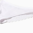 Трусы женские бразильяна, цвет белый, размер M - фото 23418262