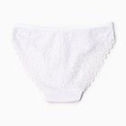 Трусы женские бразильяна, цвет белый, размер M - фото 23418263