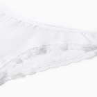 Трусы женские бразильяна, цвет белый, размер 48 (L) - Фото 2