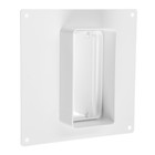 Соединитель вентиляционных каналов ZEIN, 60 х 120 мм, с накладной пластиной и с клапаном - фото 23340983