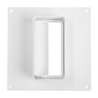 Соединитель вентиляционных каналов ZEIN, 60 х 120 мм, с накладной пластиной и с клапаном - фото 23340984